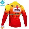 Radtrikot Winter Thermal Fleece St Michel Auber 93 Mavic 2024